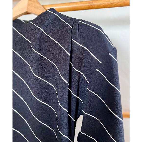 H&M Striped Draped Dress - Picture 4 of 9